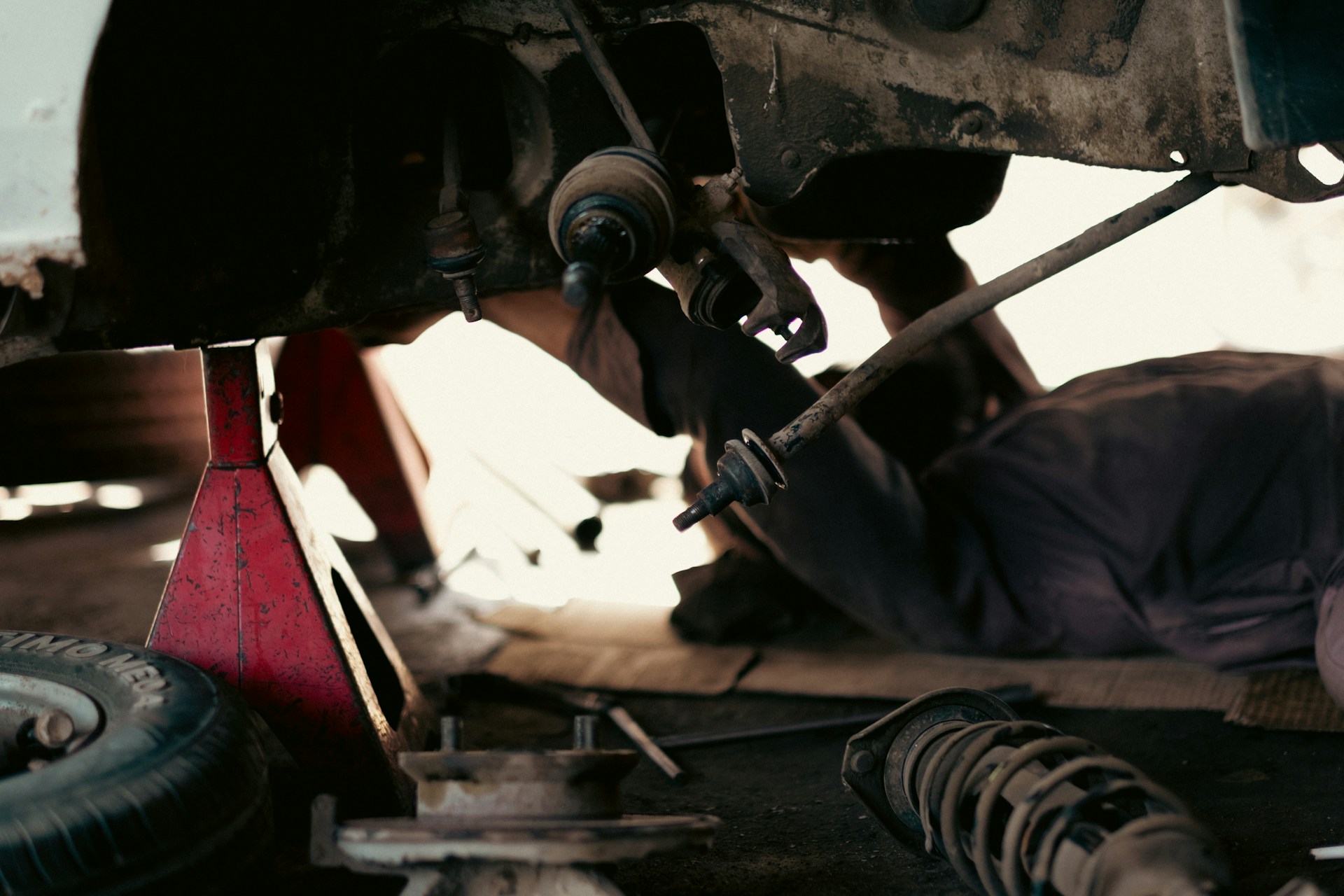 Mechanic at work