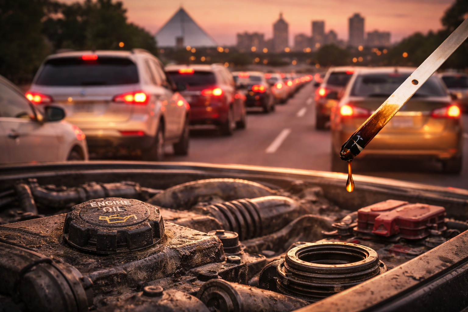 Short Trips and Stop-and-Go Traffic: Why Memphis Driving Is Hard on Engine Oil