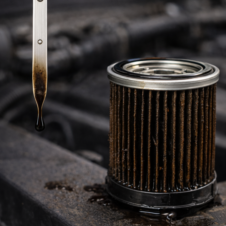 Low Oil and a dirty oil filter